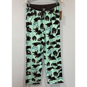 Lazy One Women's Size S Bearly Awake Pajama Pants Lounge‎ Sleepwear Drawstring